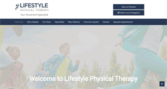 Desktop Screenshot of lifestylephysicaltherapy.com