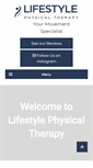 Mobile Screenshot of lifestylephysicaltherapy.com